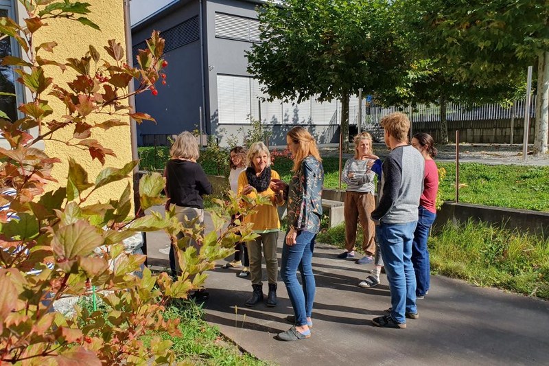 «Garta Gspröch» in der «Netzwerkstatt Alpen» in Schaan/LI. © CIPRA