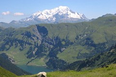 Mont Blanc mit offenen Türen