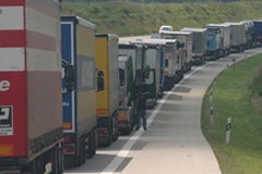 Stopp für Brummis am Mont-Blanc-Tunnel