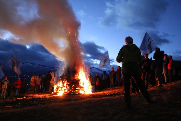 Feuer und Flamme für die Alpen