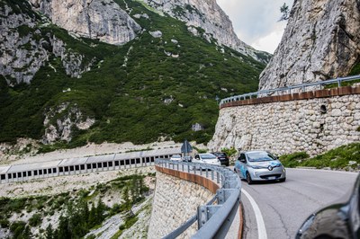 Im Elektroauto durch die Alpen