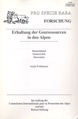 Erhaltung der Genressourcen in den Alpen