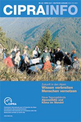 CIPRA Info 82: Zukunft in den Alpen - Wissen verbreiten Menschen vernetzen