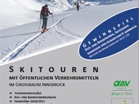 Skitouren mit öffentlichen Verkehrsmitteln im Grossraum Innsbruck