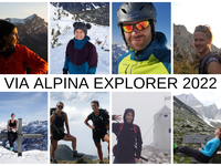 Via Alpina Explorer on the trail