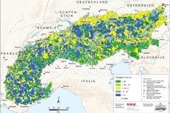 Database on municipal development in the Alps