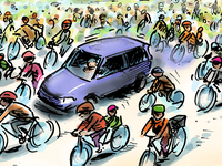 To work by car? No thanks!