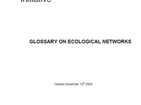 Glossary on ecological networks