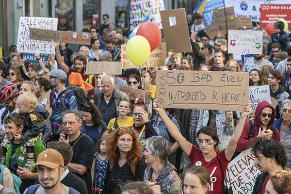 Sciopero dei giovani per la protezione del clima e delle Alpi