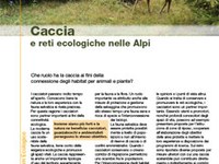 Caccia e reti ecologiche nelle Alpi