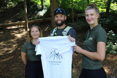 Course record le long de la Via Alpina rénovée