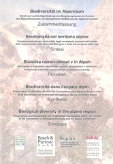 Biodiversité dans l' espace alpin