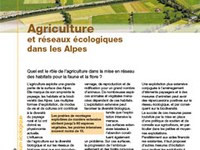 Agriculture et réseaux écologiques dans les Alpes