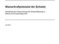 Le potentiel hydroélectrique de la Suisse