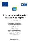 Atlas des stations du massif des Alpes