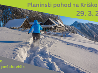 Vabilo na planinski izlet na Kriško goro