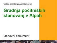 Gradnja počitniških stanovanj v Alpah